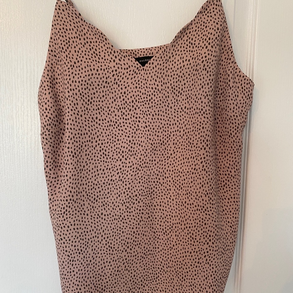 Halogen polkadot Tan Camisole